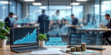 2026 KOSGEB hibe programları, girişimcilik destekleri ve dijital dönüşüm fonlarını gösteren finansal büyüme grafiği.