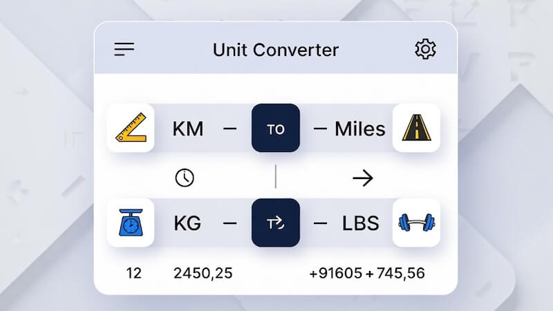 Online birim çevirici; uzunluk, ağırlık ve sıcaklık dönüştürme aracı