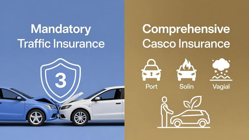 Kasko ve Trafik Sigortası Arasındaki Farklar