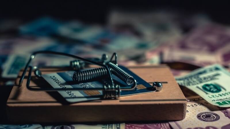 Kredi kartı asgari ödeme tuzağı, artan borç faizi grafiği