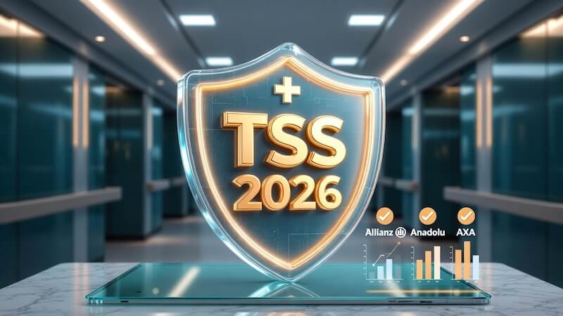 2026 yılı güncel tamamlayıcı sağlık sigortası fiyatları ve şirket karşılaştırma tablosu.