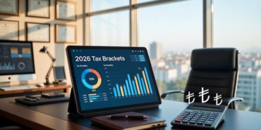 2026 yılı güncel vergi dilimleri tablosu ve dijital vergi dairesi üzerinden yapılan hesaplama işlemi.