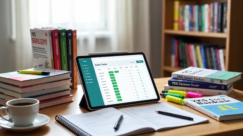 2026 YKS TYT AYT konu takip çizelgesi ve ilerleme hesaplama
