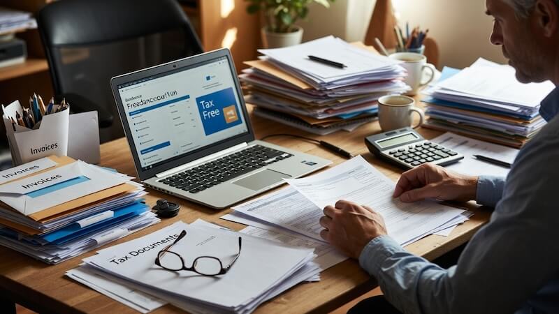 Yurt dışından ödeme alma yöntemleri, Wise, Payoneer ve kripto transfer ekranlı freelance çalışma masası.