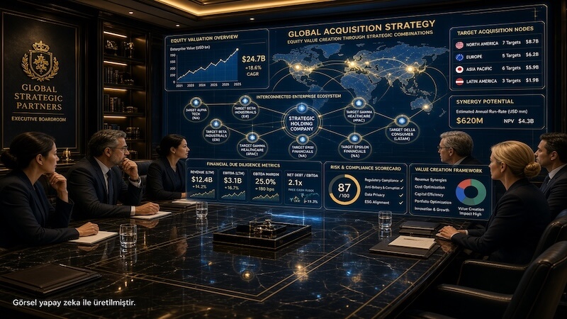 M&A (Satın Alma) Stratejileri: Şirketleri Küresel Alıcılar İçin Birer Cevhere Dönüştürme Rehberi